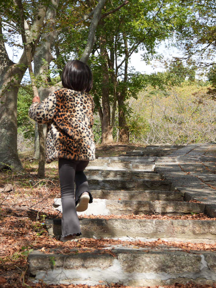 Leopard fur coat