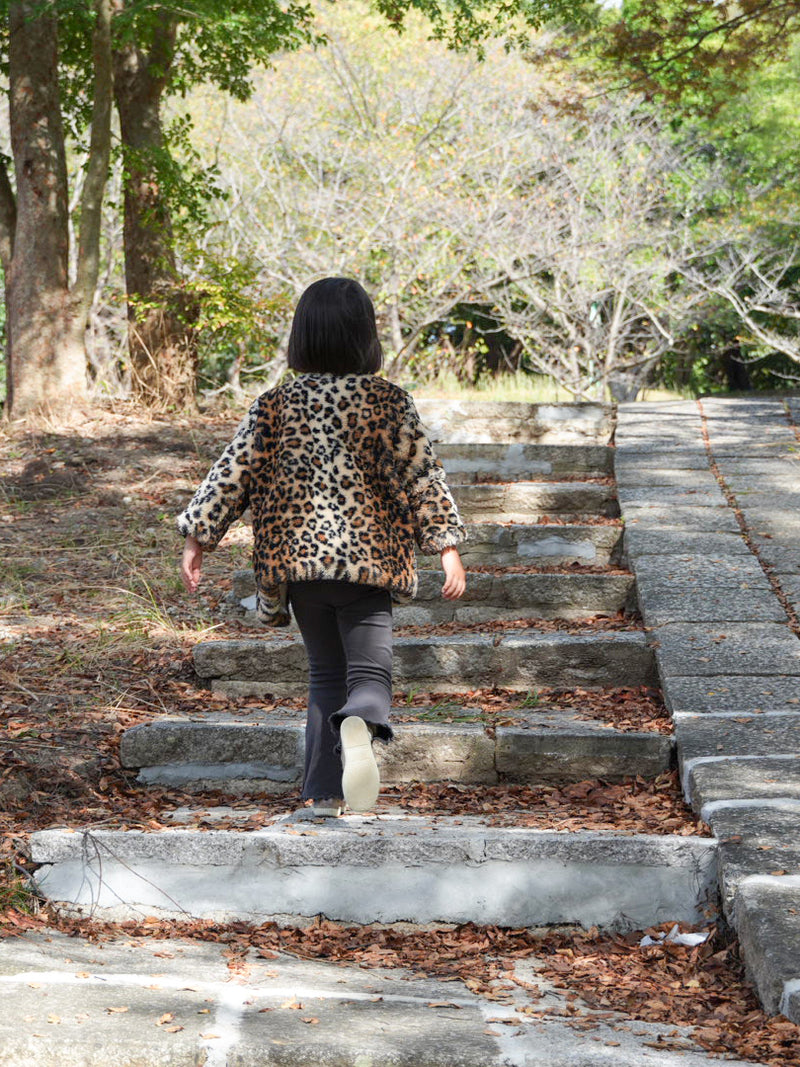 Leopard fur coat