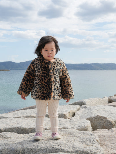 Leopard fur coat