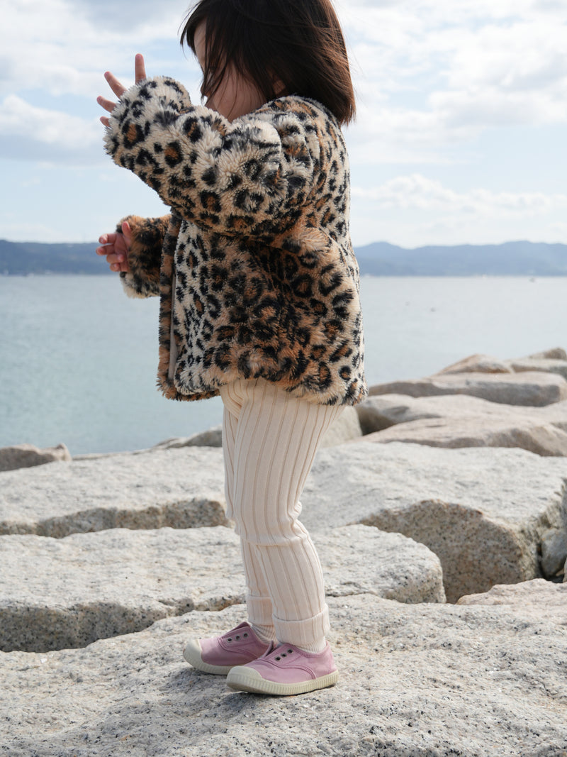 Leopard fur coat