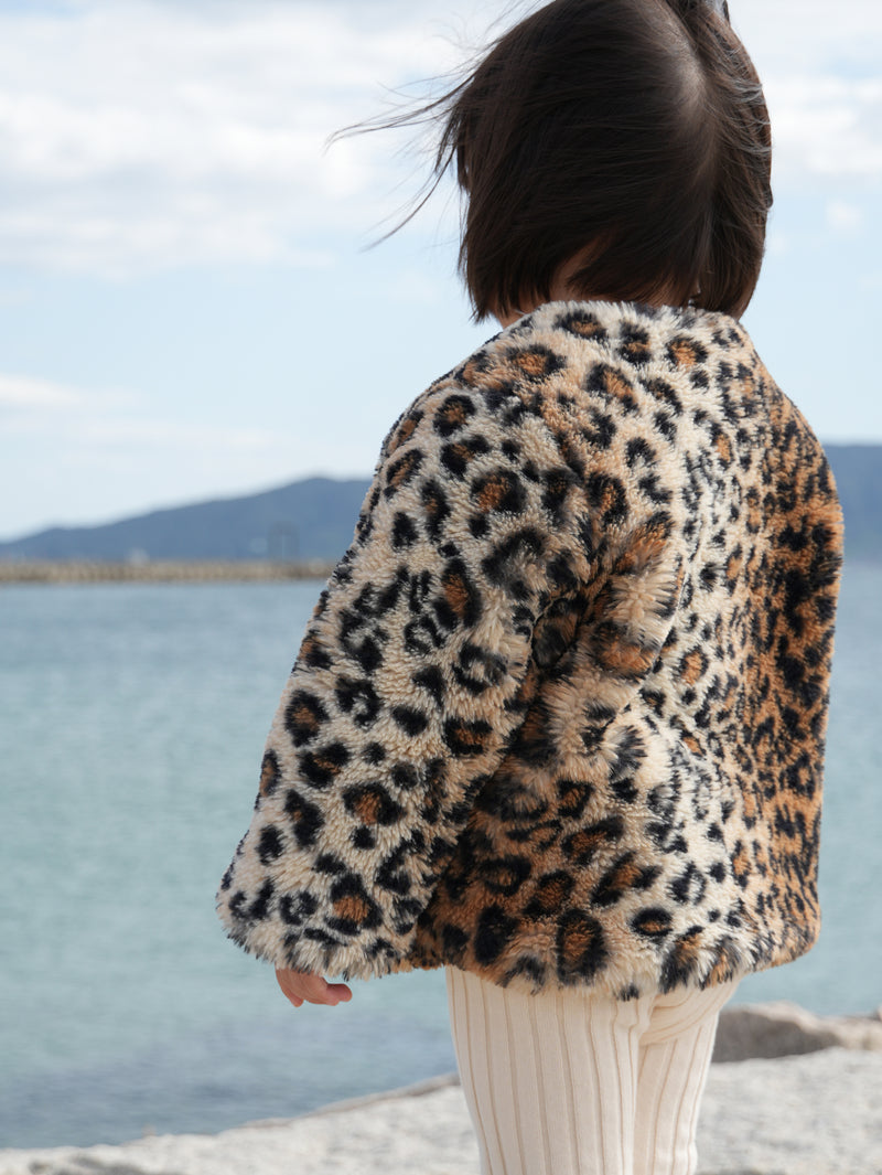 Leopard fur coat