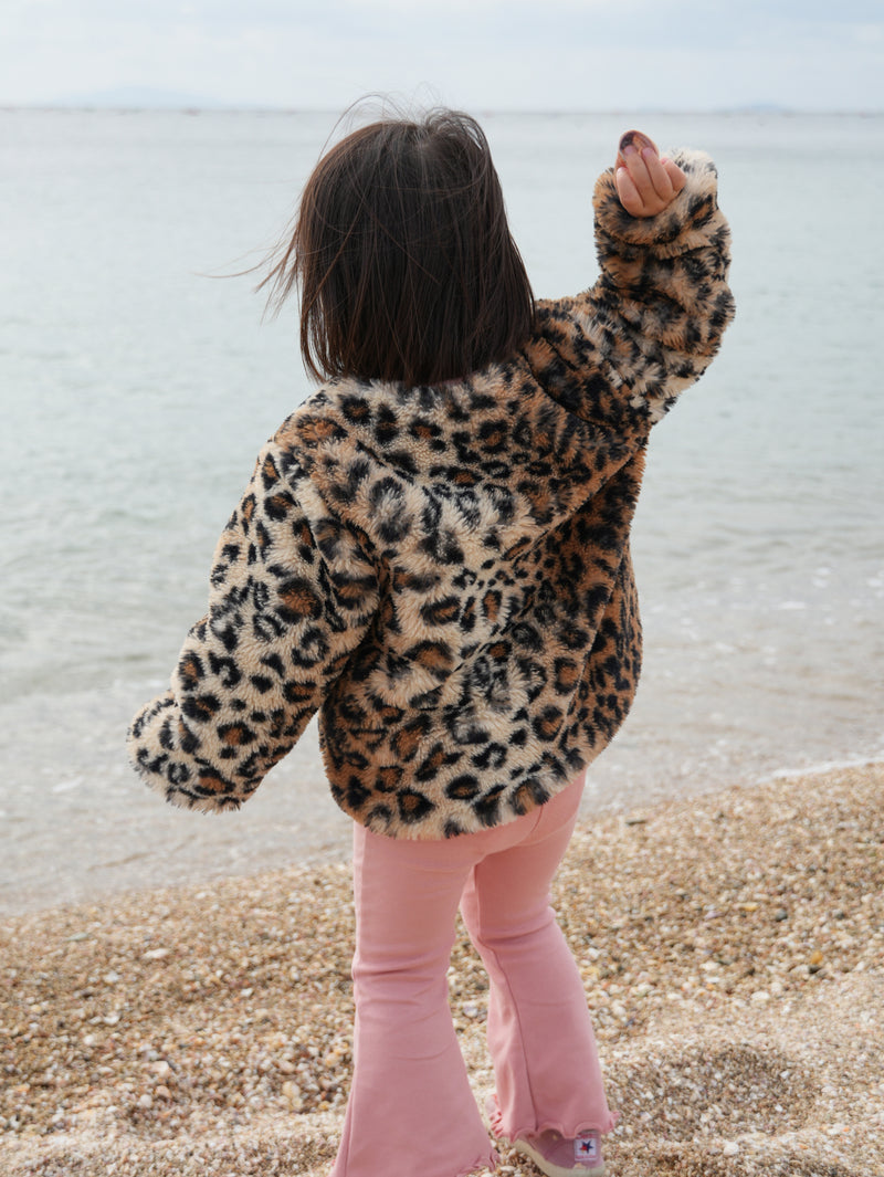 Leopard fur coat