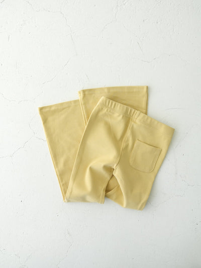 Flare cotton pants