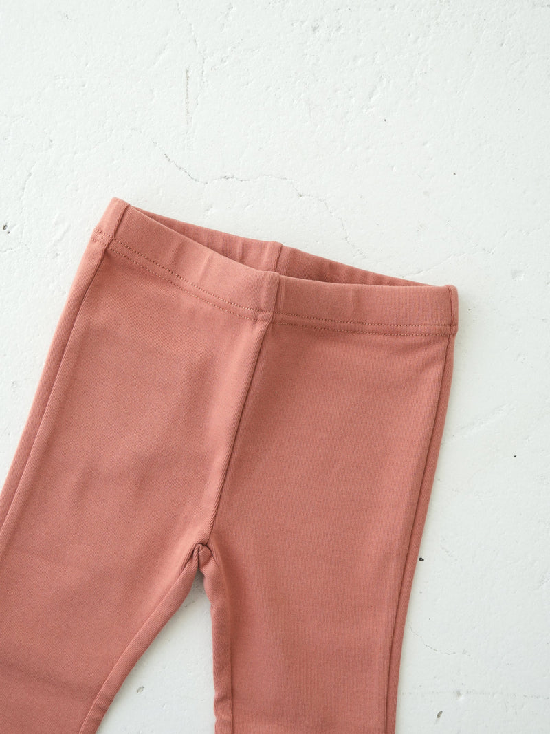 Flare cotton pants