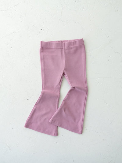 Flare cotton pants