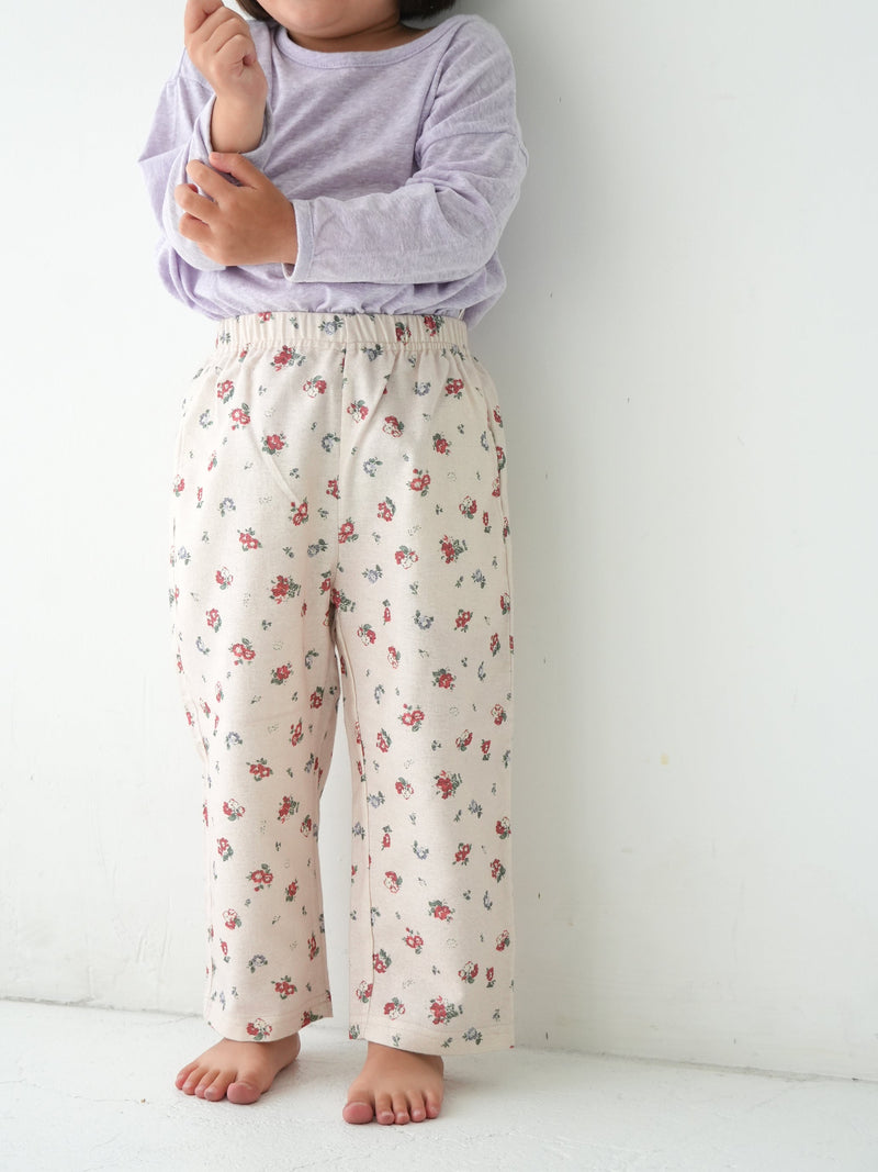 【20％OFF】Flower finger pants