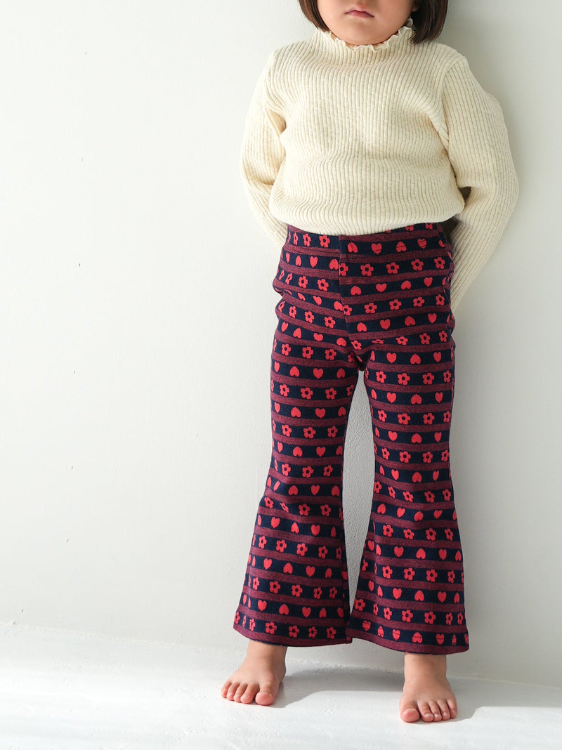 【Pre-order】Flower heart pants