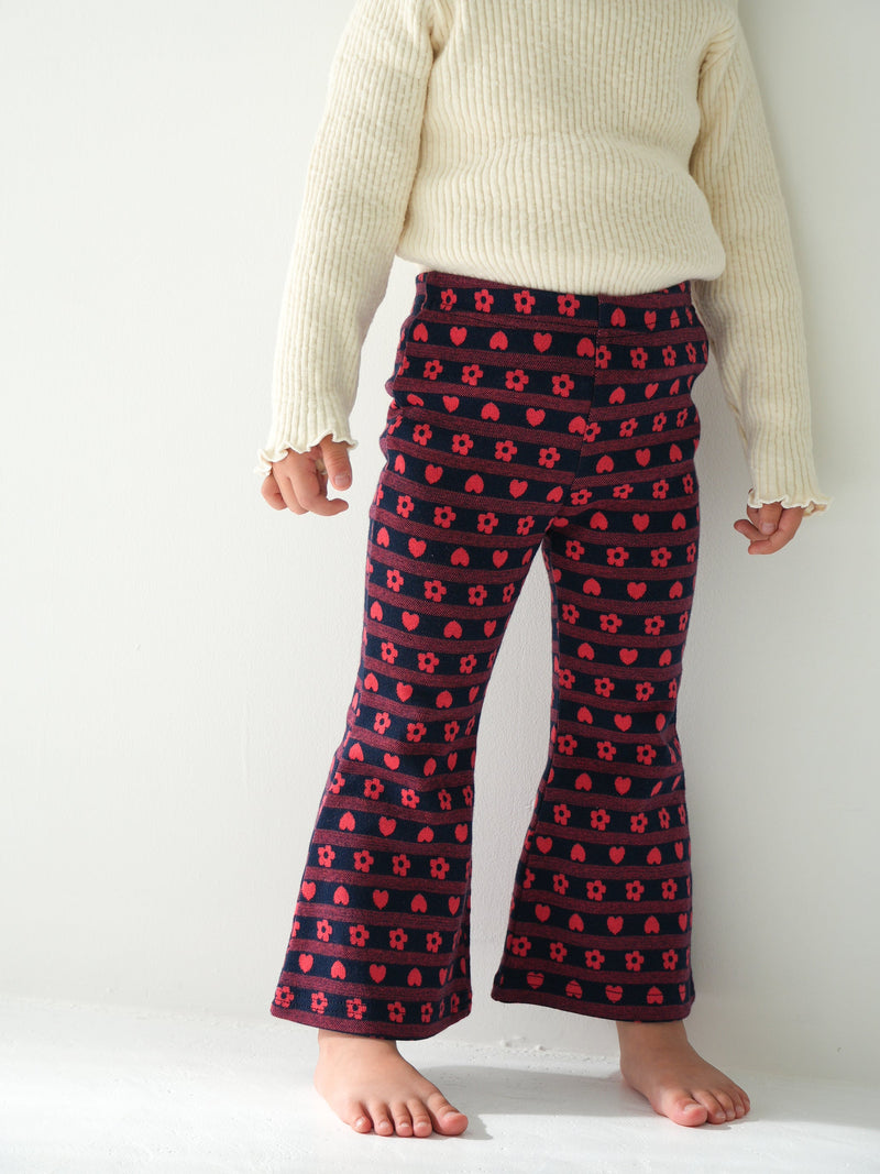 【Pre-order】Flower heart pants