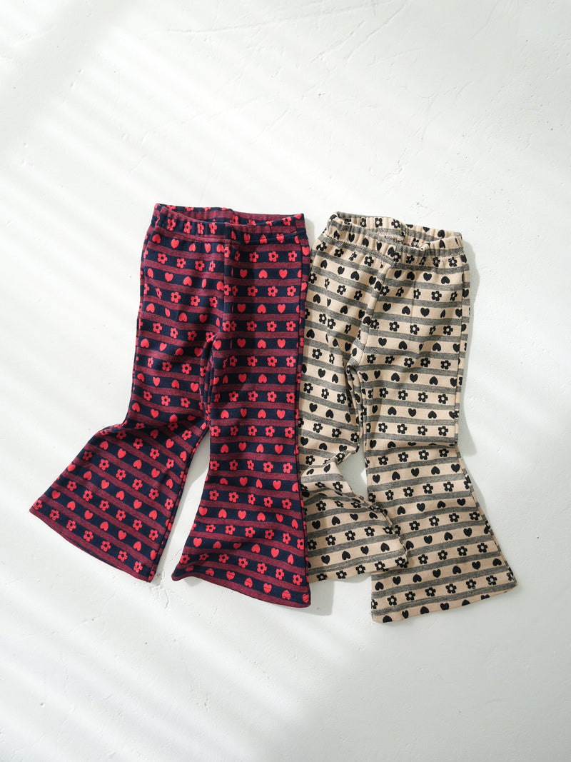 【Pre-order】Flower heart pants