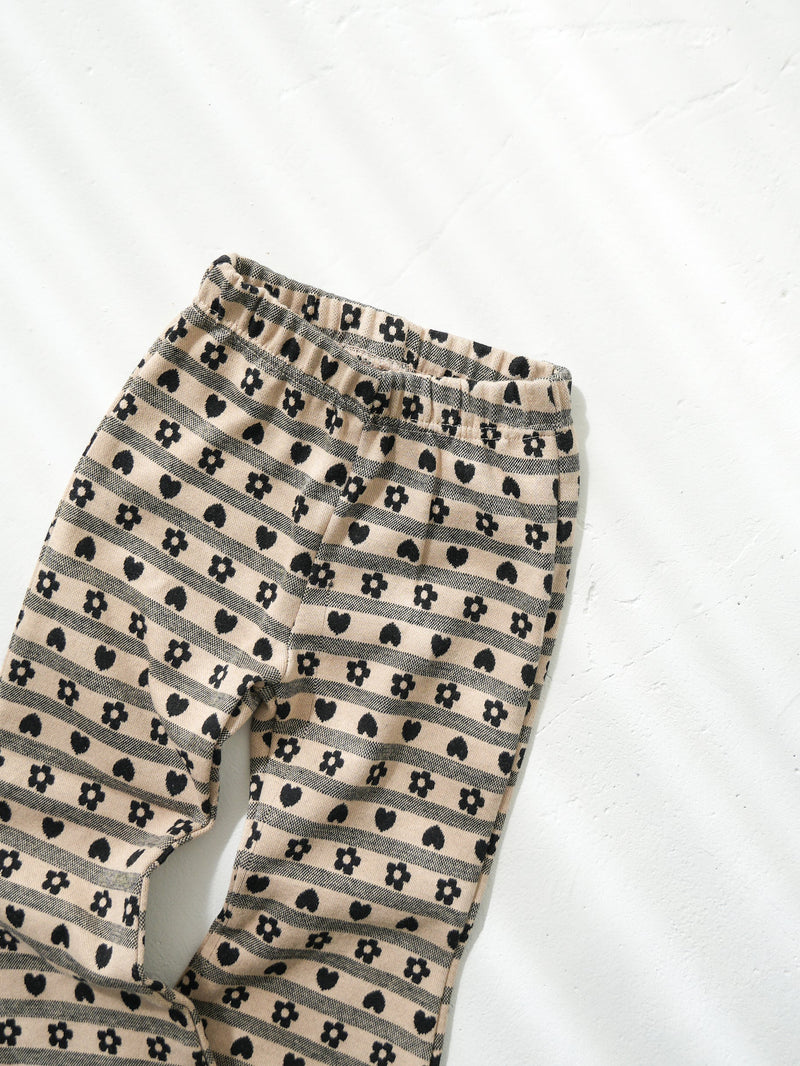 【Pre-order】Flower heart pants