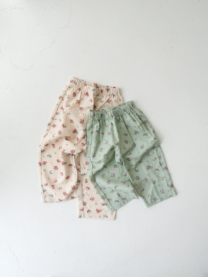 【20％OFF】Flower finger pants