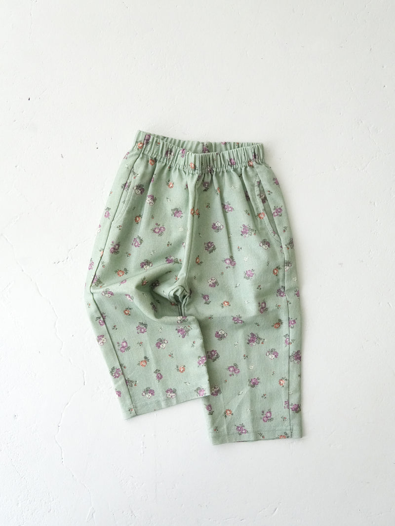 【20％OFF】Flower finger pants