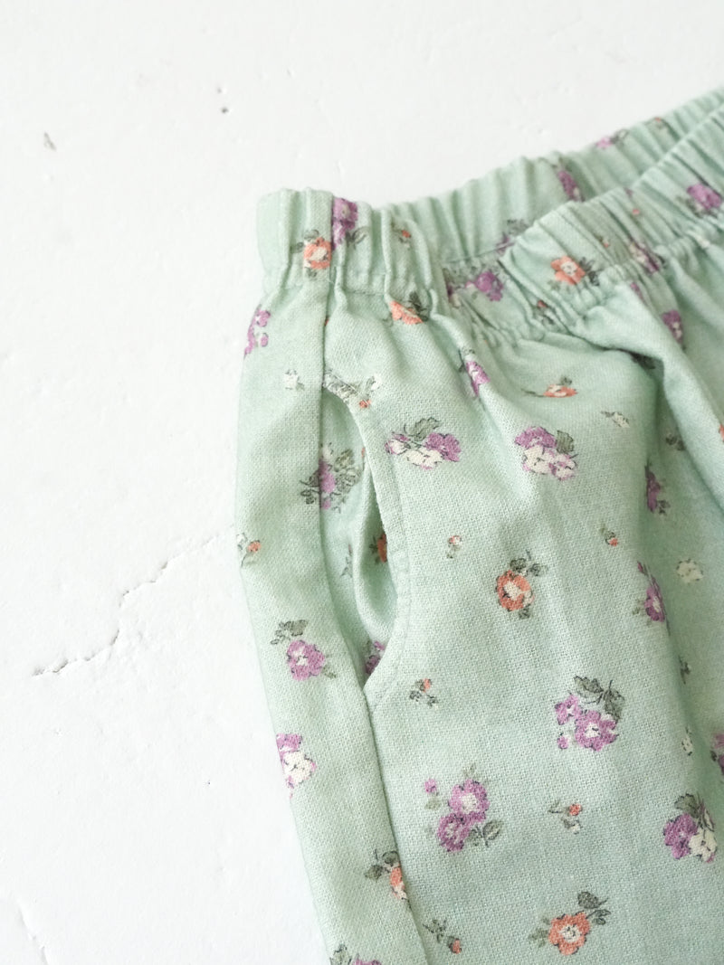 【20％OFF】Flower finger pants