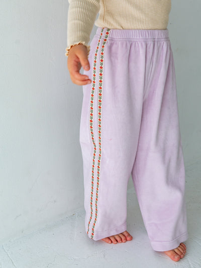 Flower line pants