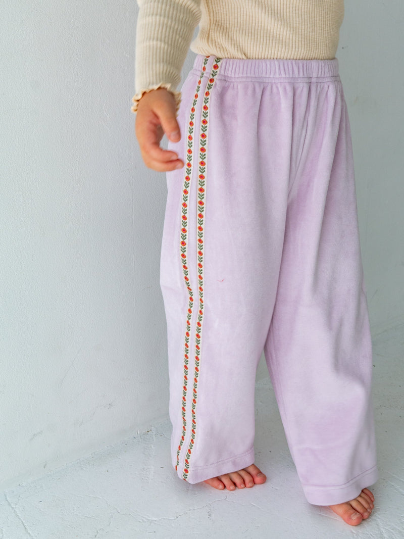 Flower line pants