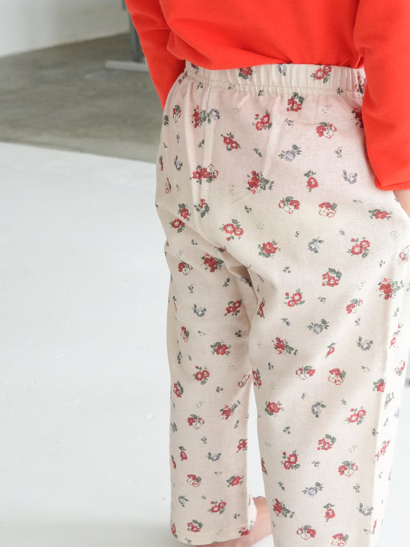 【20％OFF】Flower finger pants