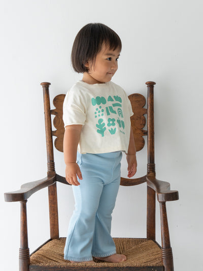 Stitch flare pants