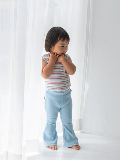 Stitch flare pants