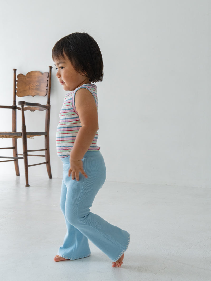 Stitch flare pants