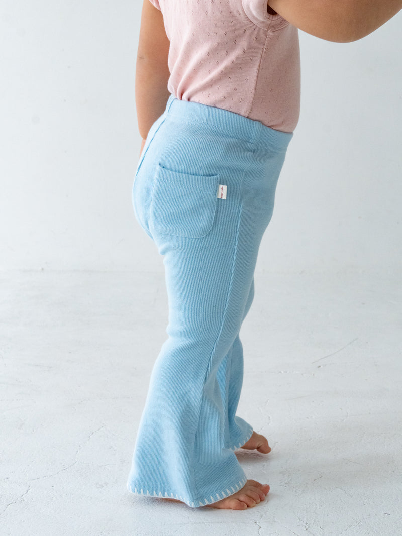 Stitch flare pants