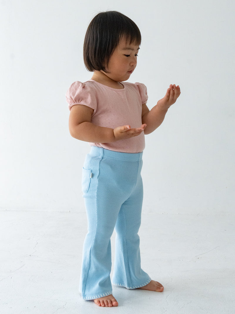 Stitch flare pants