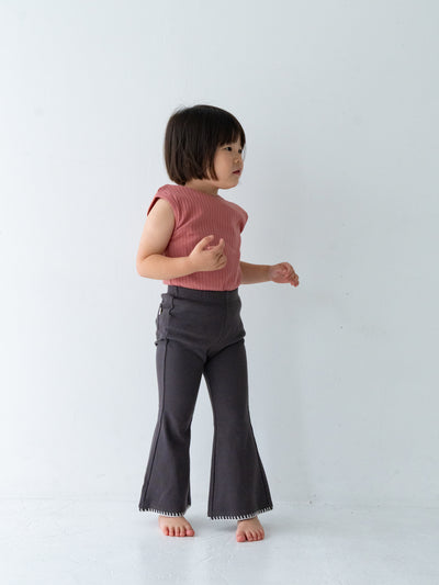 Stitch flare pants