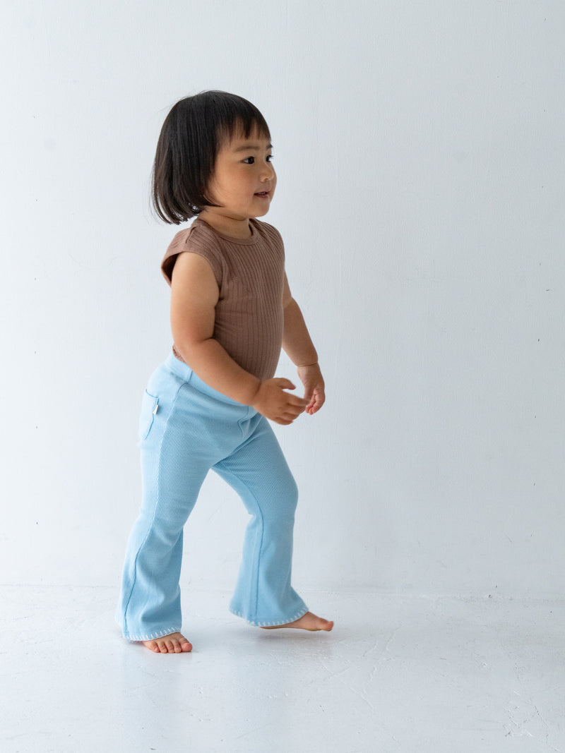 Stitch flare pants