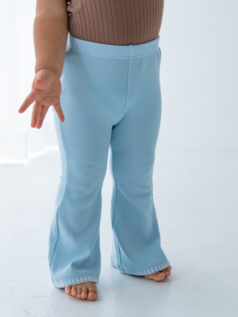 Stitch flare pants