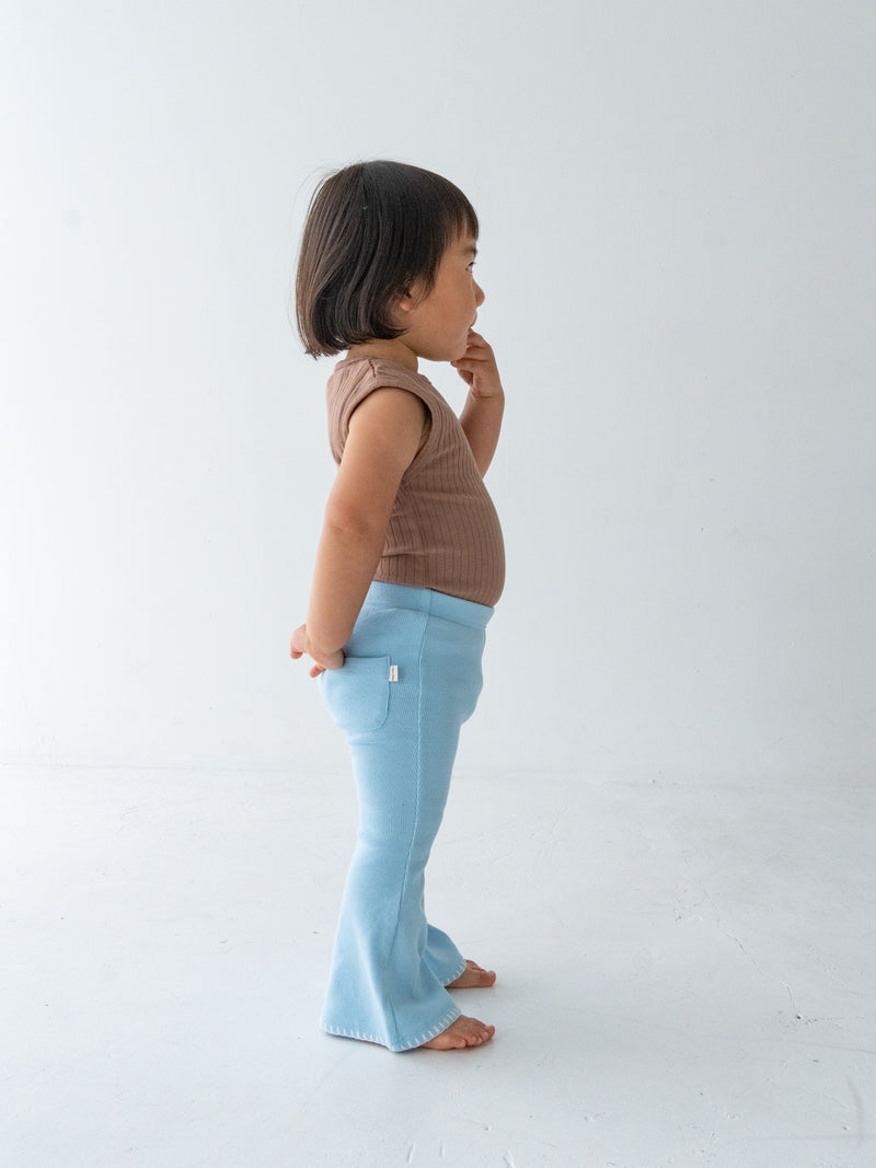 Stitch flare pants