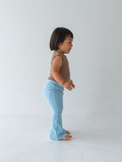 Stitch flare pants