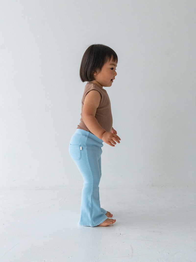 Stitch flare pants