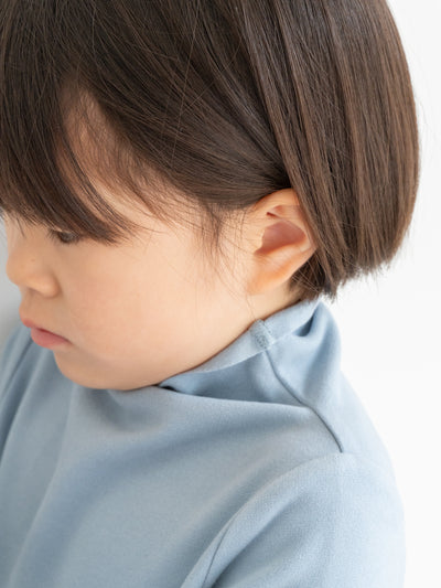 Fluffy warm high neck