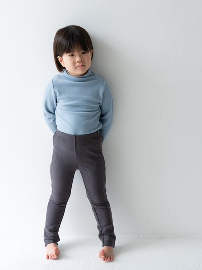 Fluffy warm high neck