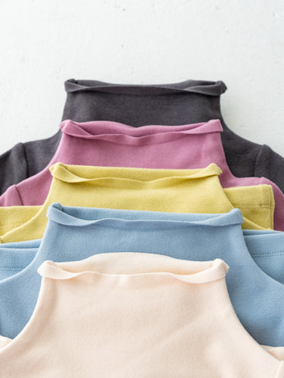 Fluffy warm high neck