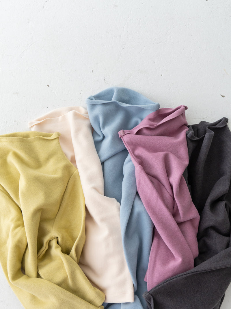 Fluffy warm high neck