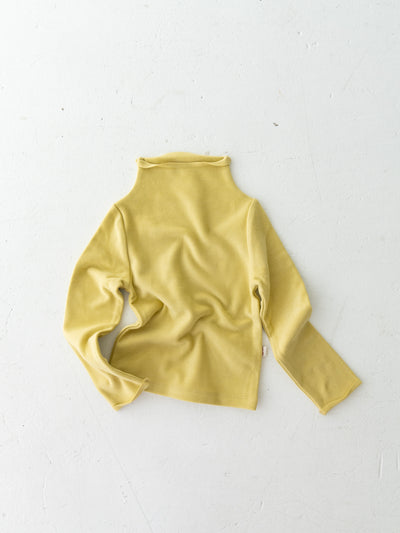 Fluffy warm high neck