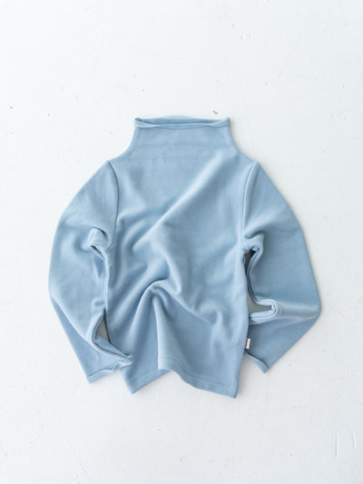 Fluffy warm high neck