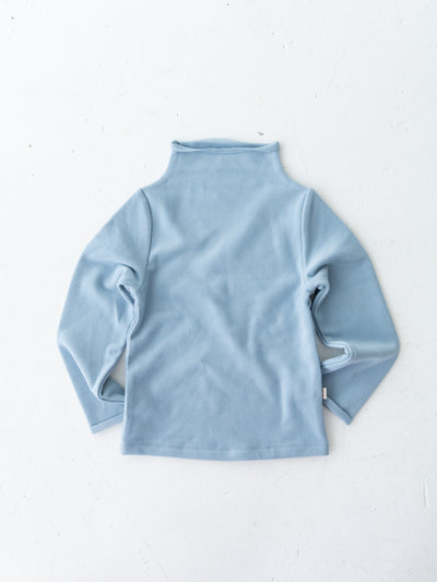 Fluffy warm high neck