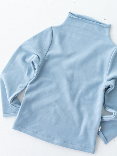 Fluffy warm high neck