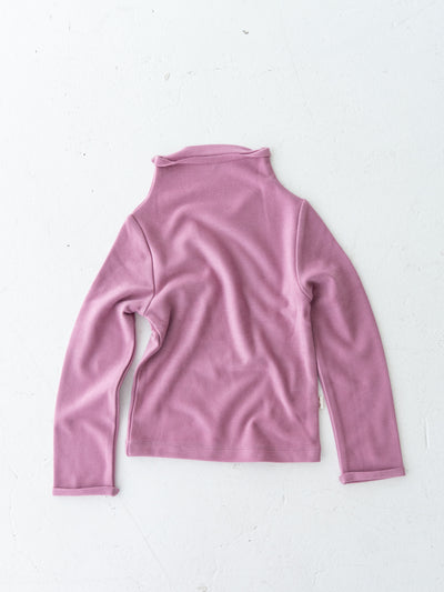 Fluffy warm high neck