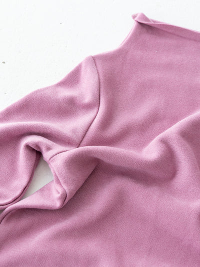 Fluffy warm high neck