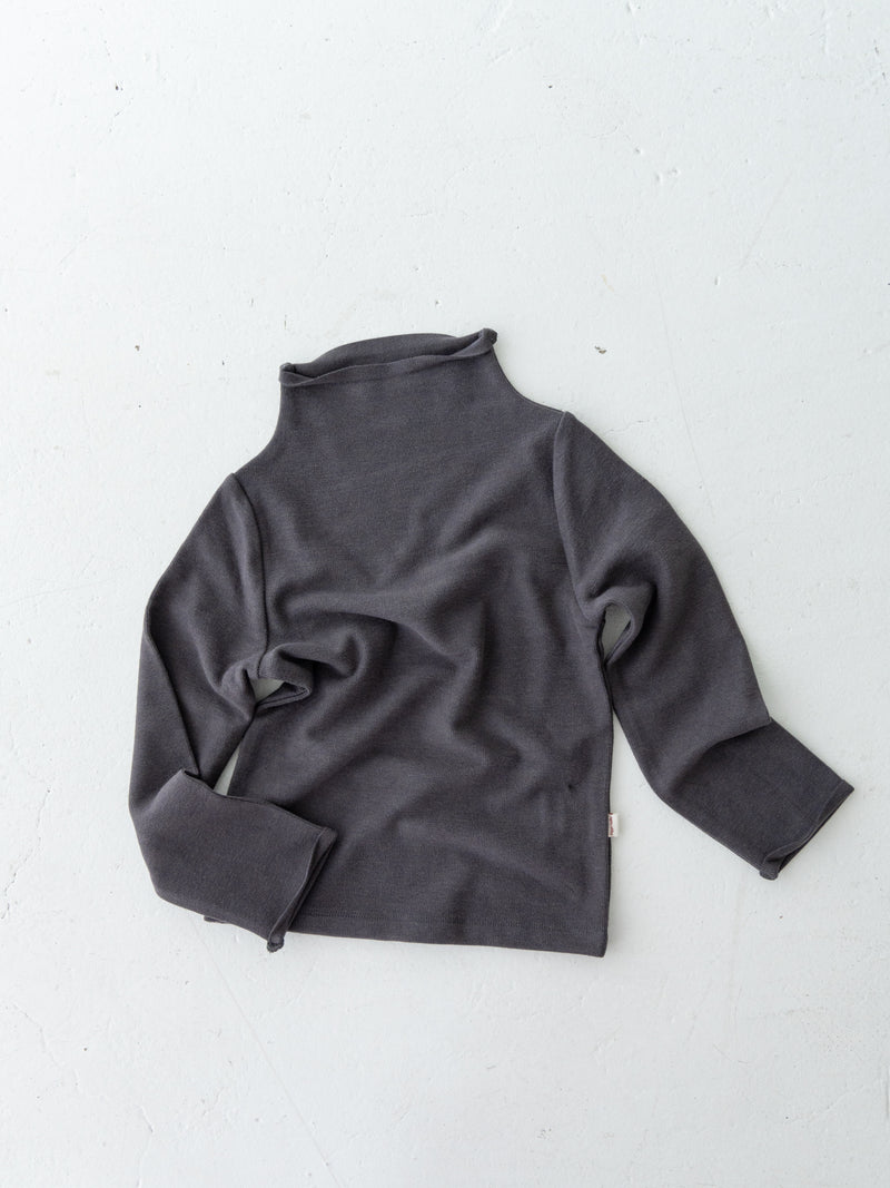 Fluffy warm high neck