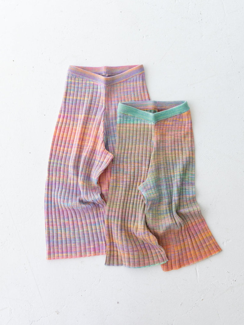 Gradation knit pants