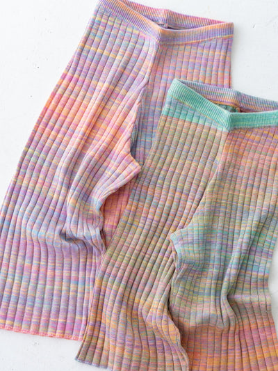 Gradation knit pants