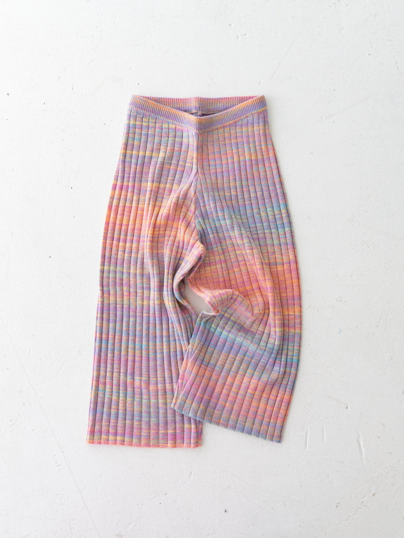 Gradation knit pants