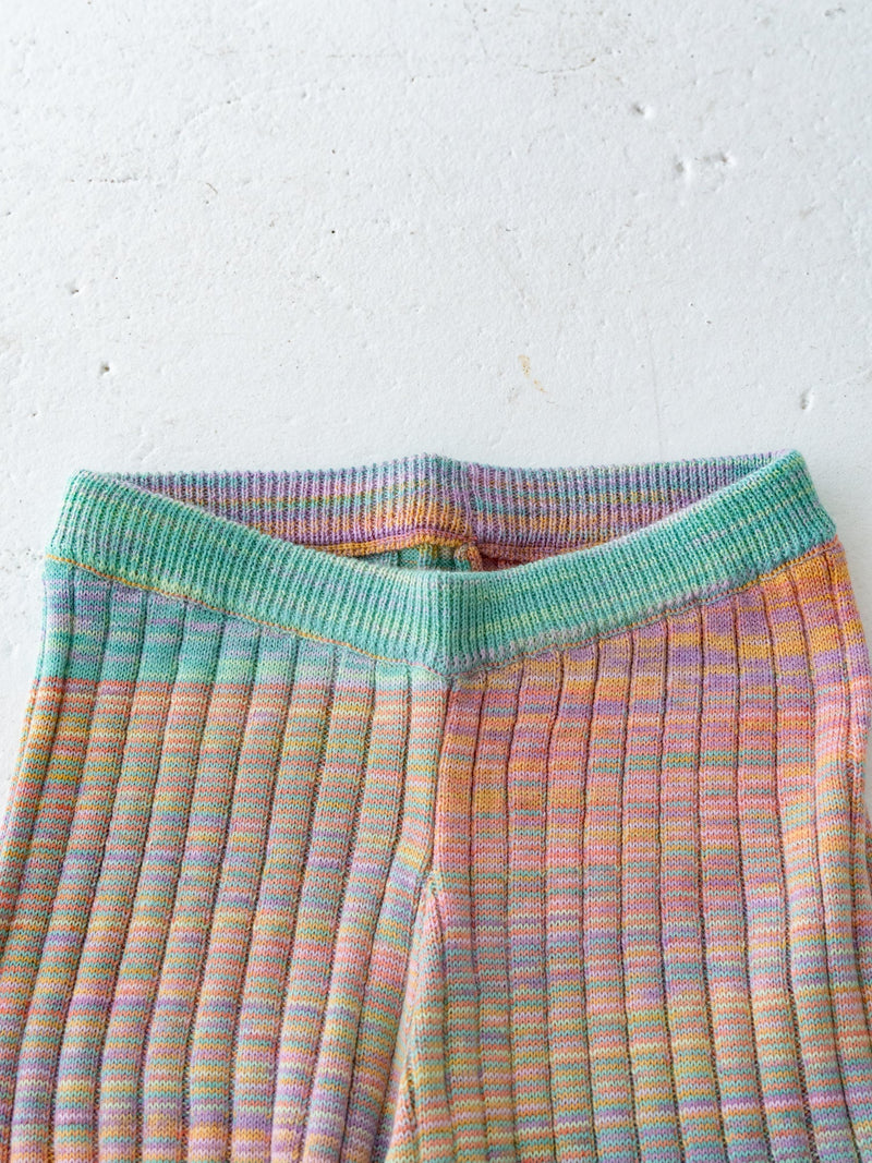 Gradation knit pants