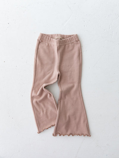 Flare cotton pants