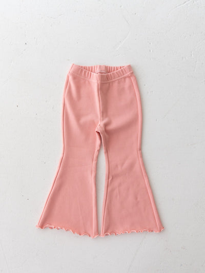 Flare cotton pants