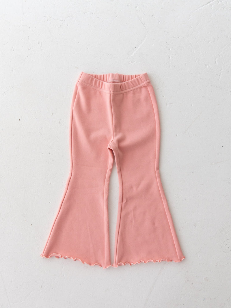 Flare cotton pants