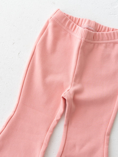 Flare cotton pants